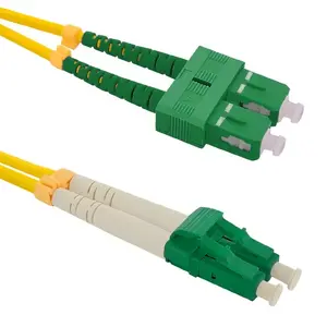 InfiniBand / fibre optic cable QOLTEC 54037, 3 m, SC to LC, 9 µm core, yellow