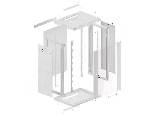 Настенный шкаф Lanberg WF01-6418-10S Photo 4