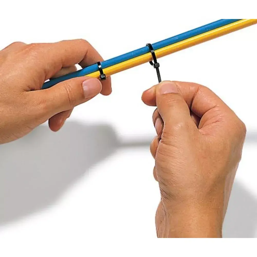 Cable Tie Nylon Patch Techly ISWT-20325-BK Photo 5