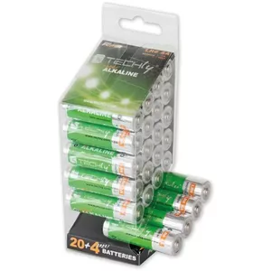 Single-use battery Techly Multipack 24 High Power Batteries Stylus AA Alkaline LR06 1.5V IBT-KAL-LR06-B24T