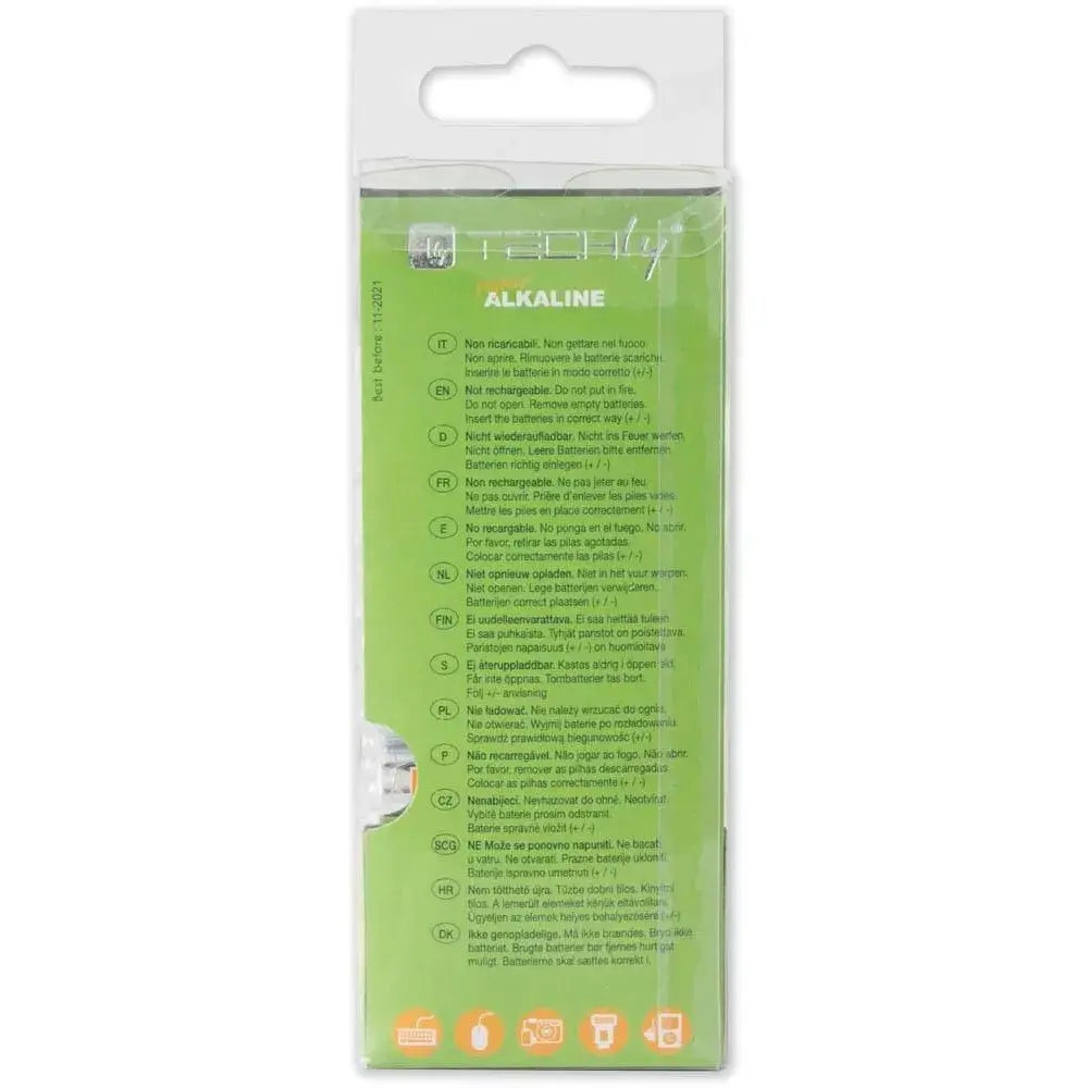 Single-use battery Techly Multipack 24 High Power Batteries Stylus AA Alkaline LR06 1.5V Photo 5