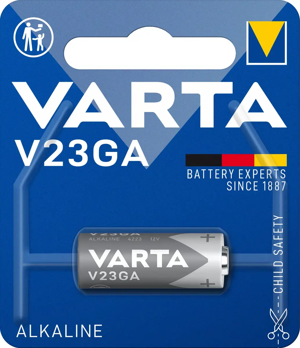 Vienreizējā baterija A23 Varta 04223 Photo 2