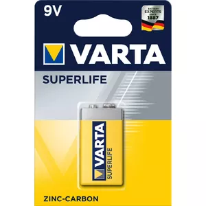 Varta Superlife 9V Vienreizējas lietošanas baterija Cinks-Ogleklis