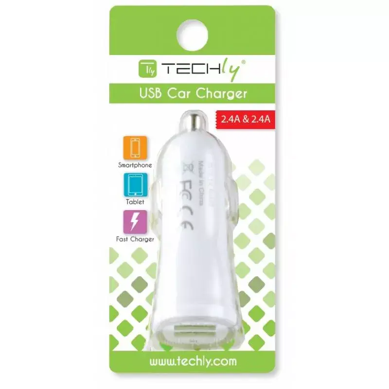 Techly IUSB2-CAR2-4A2P mobile device charger IUSB2-CAR2-4A2P Photo 2