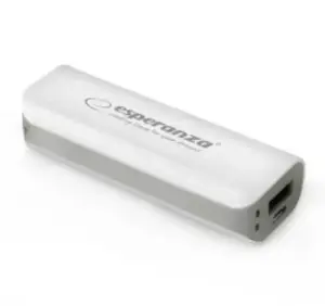 Esperanza Joule Power Bank 2200 mAh, Grey and White