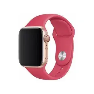 Band Devia Deluxe for Apple smartwatches — Red, replacement strap