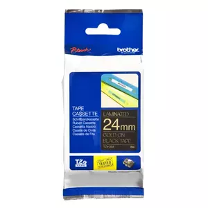 Label tape Brother TZe354 24mm Gold on Black