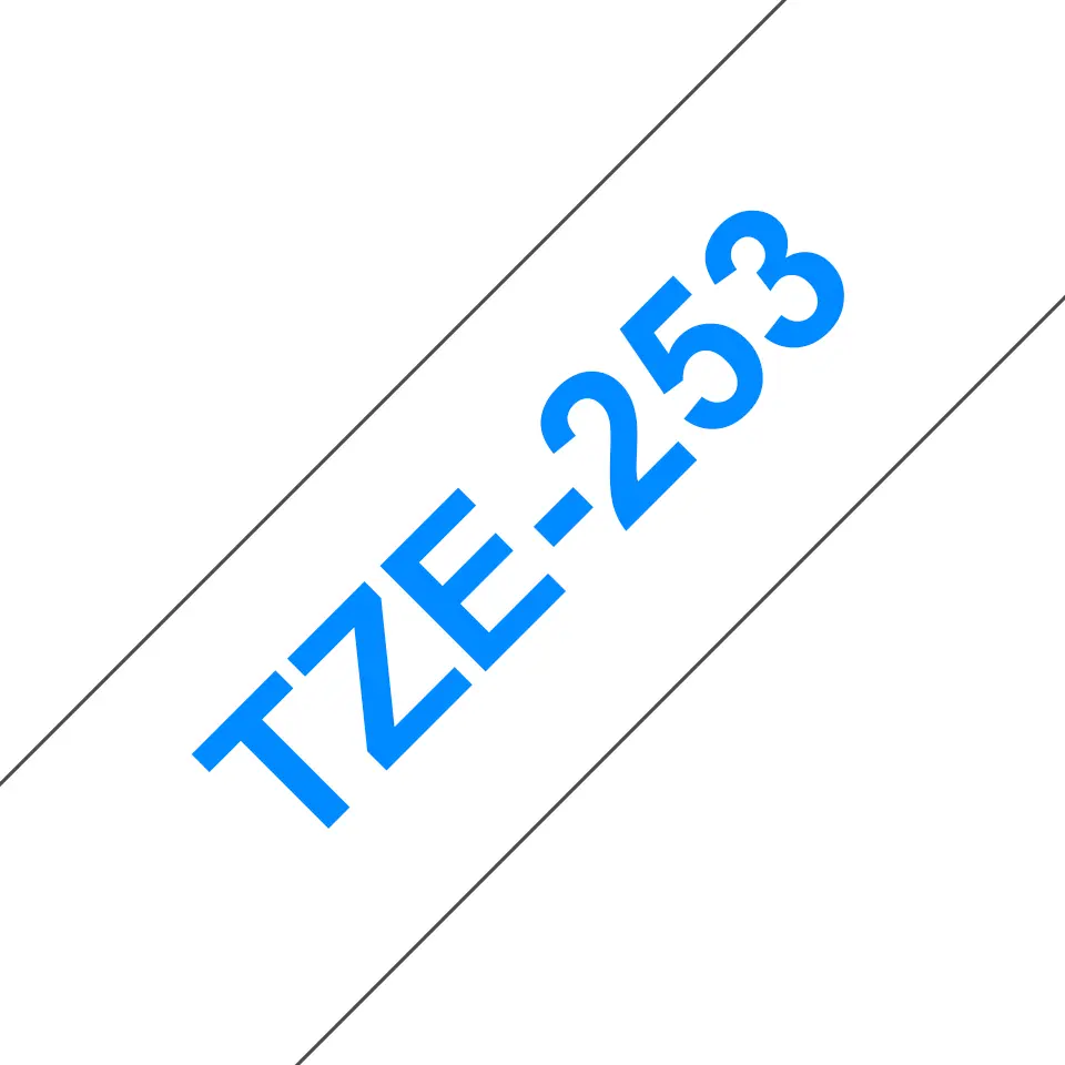 Brother TZe-253 Laminēta uzlīmju lente 24mm