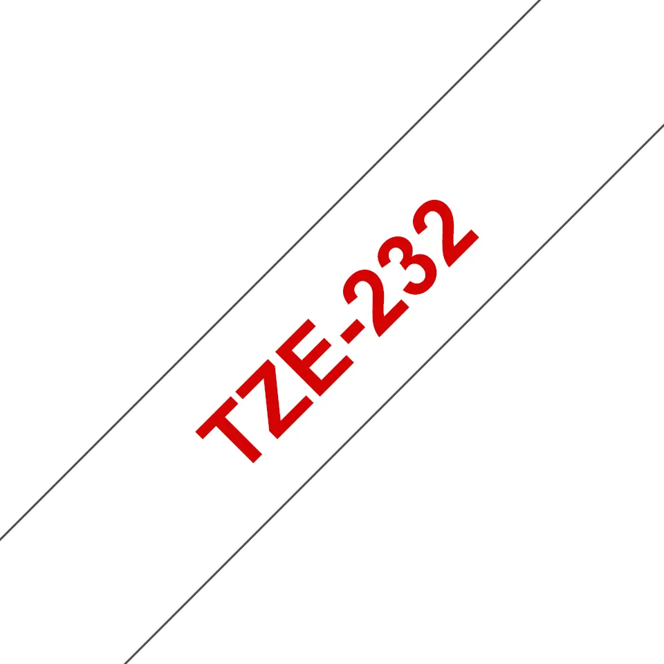 Brother TZE-232 laminēta uzlīmju lente 12