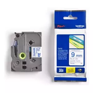 Laminated tape Brother TZe223 9mm Blue on White