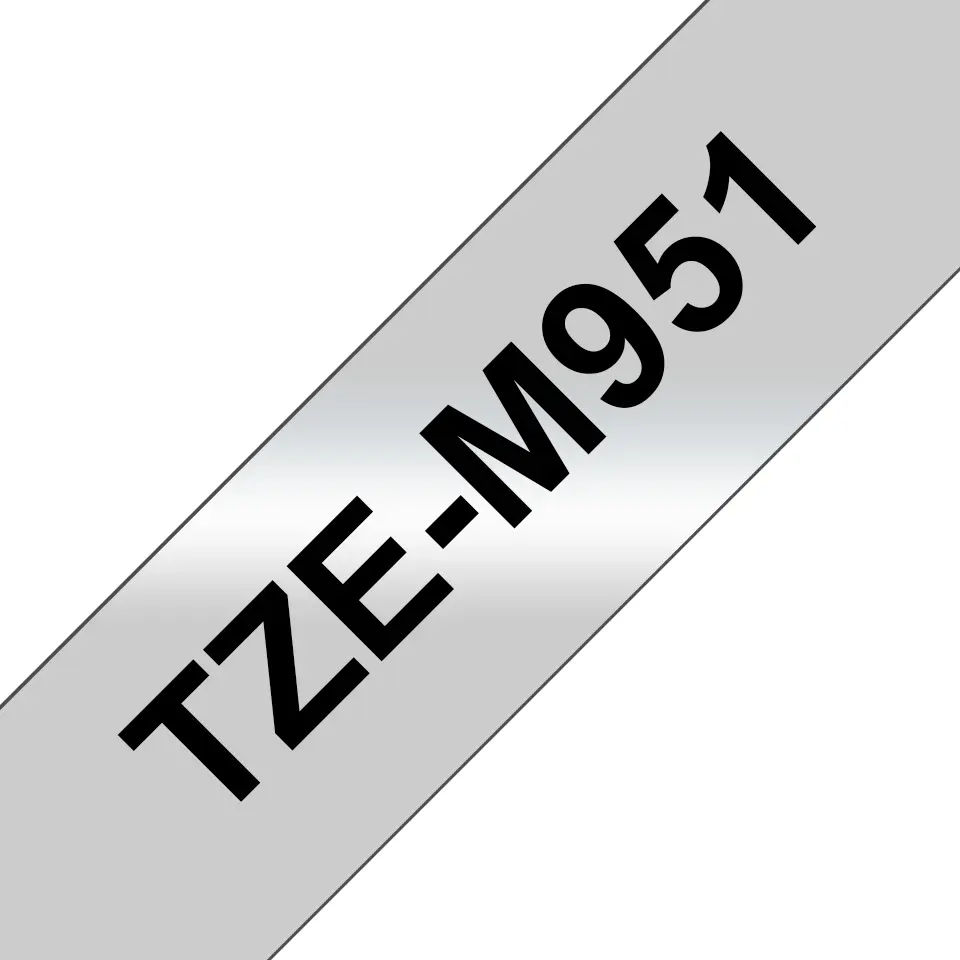 Brother TZE-M951 uzlīmju lente Melns uz