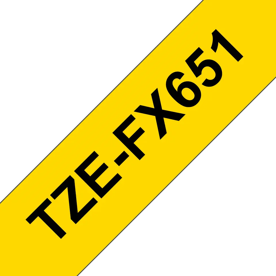 Brother TZE-FX651 Elastīga laminēta uzlīmju lente