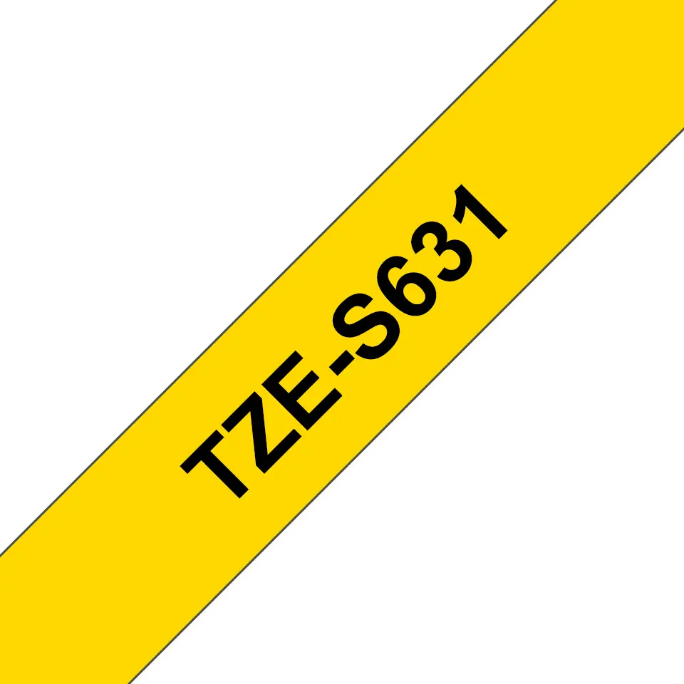 Brother TZE-S631 uzlīmju lente TZ stipri