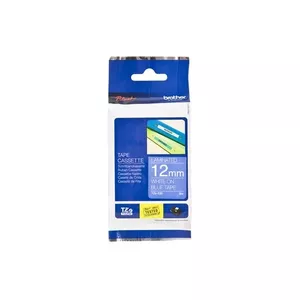 Label tape Brother TZe535 12mm White on Blue