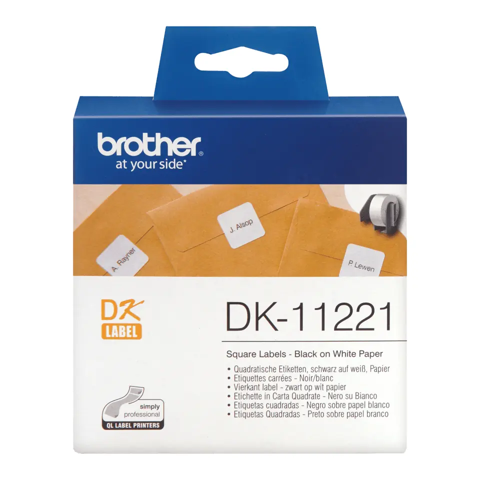 Brother DK-11221 Square Paper Labels Photo 3