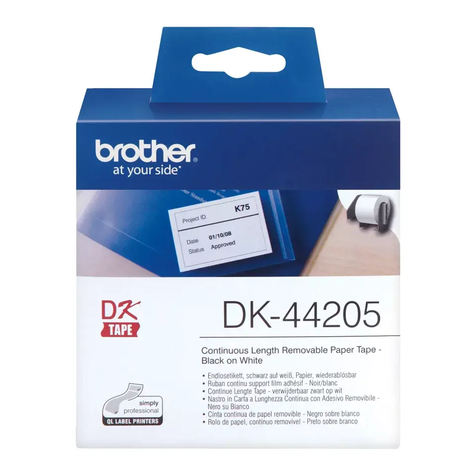 Noņemamā papīra lente Brother DK44205 Photo 2