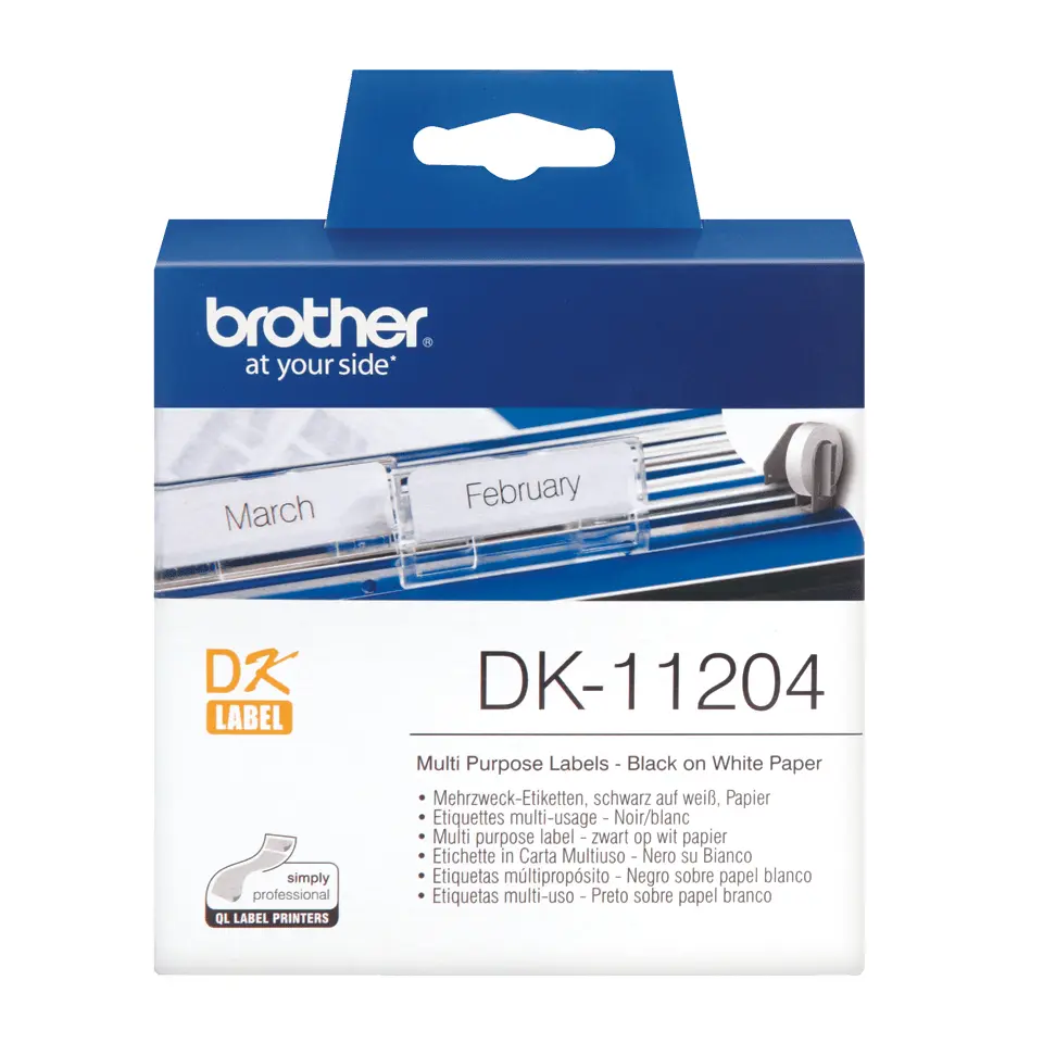 Brother DK11204 Multi Purpose Labels Photo 2