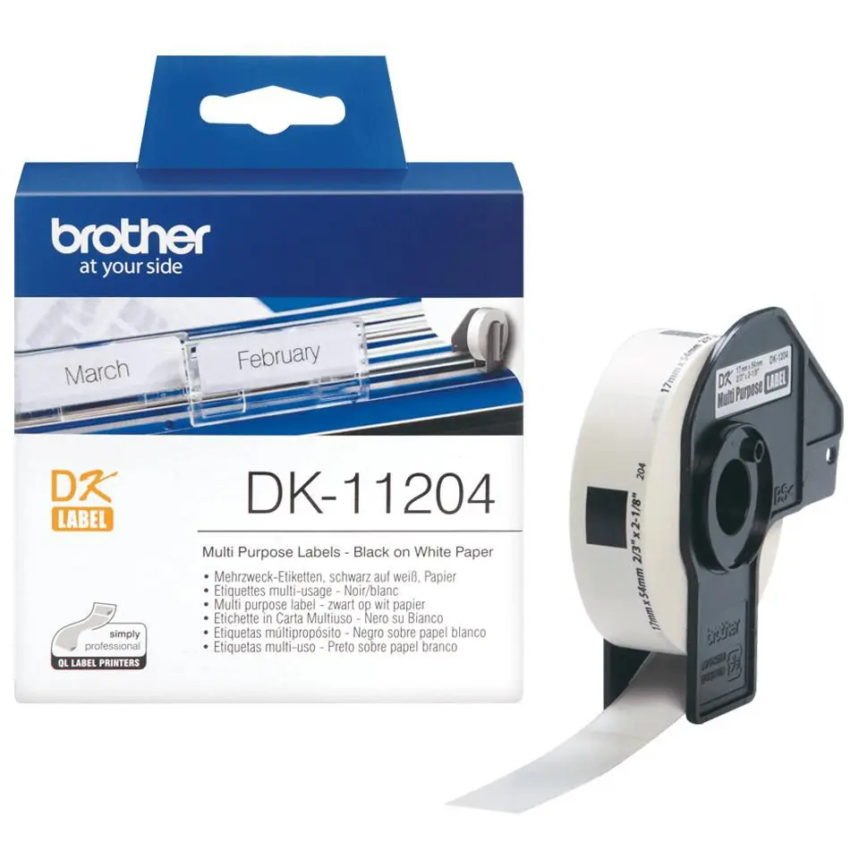 Brother DK11204 Multi Purpose Labels Photo 5