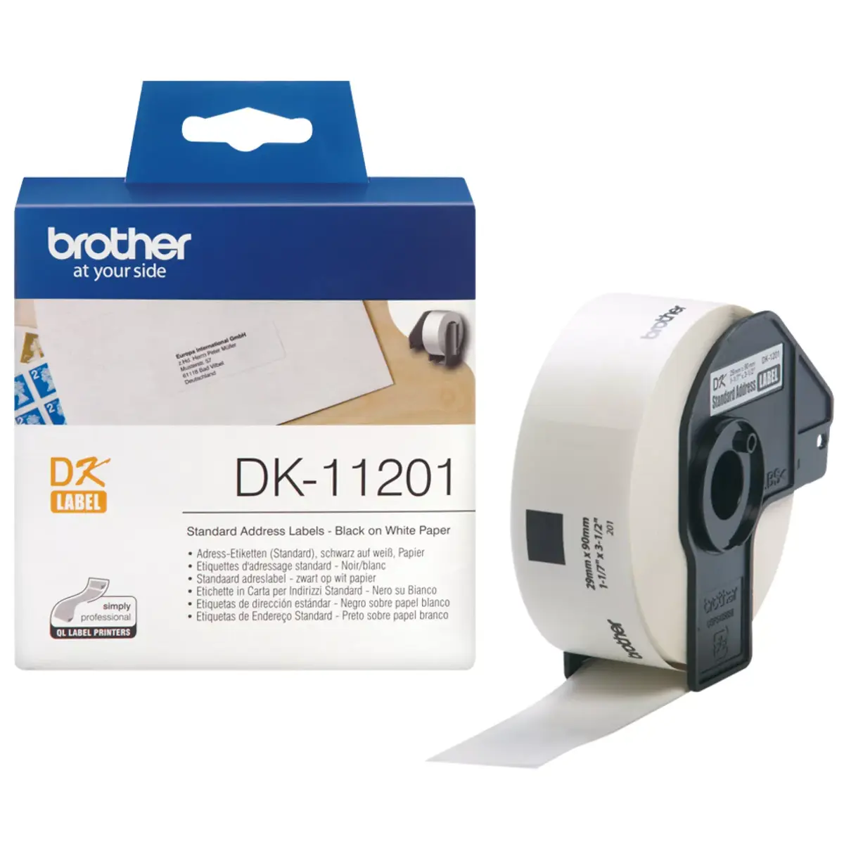 Адресные этикетки Brother DK11201 Photo 4