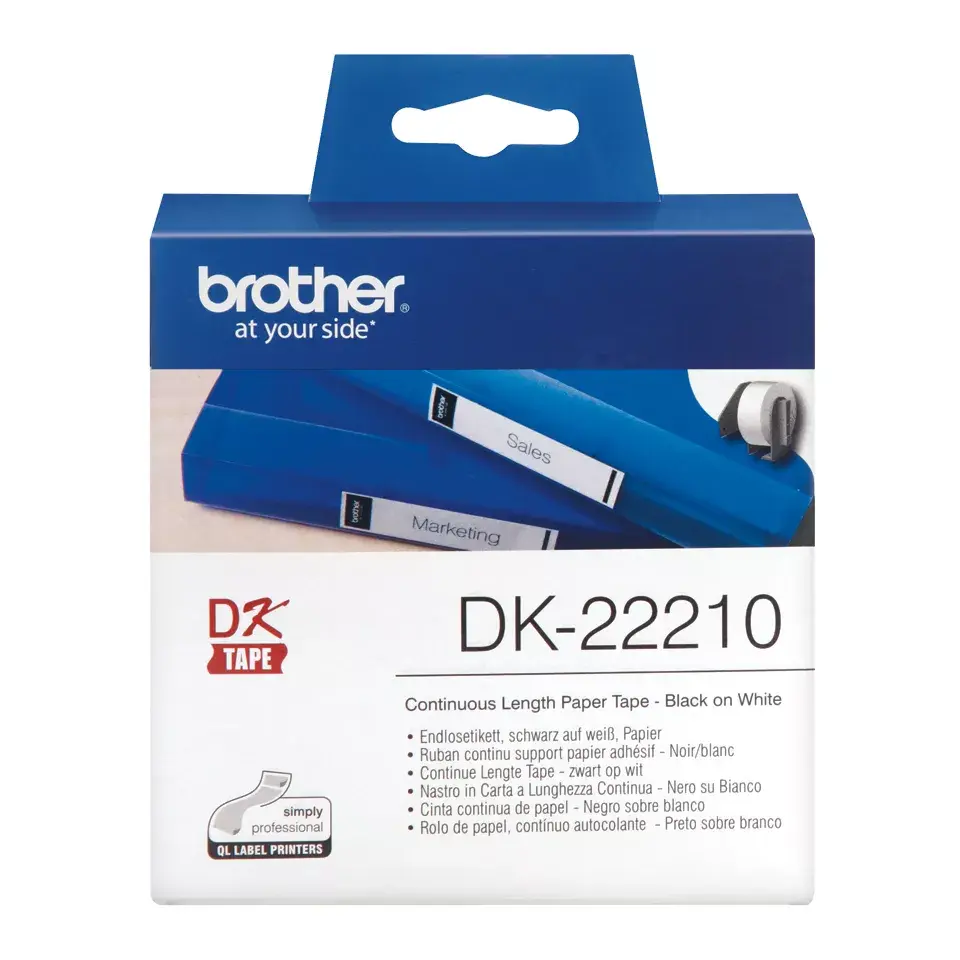 Continuous Paper Tape Brother DK22210 Photo 2