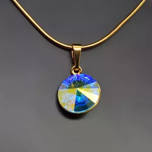 Kulons "Klaris II (Crystal AB)" ar Swarovski™ kristāliem