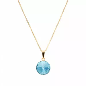 Kulons "Klaris II (Aquamarine Blue)" ar Swarovski™ kristāliem