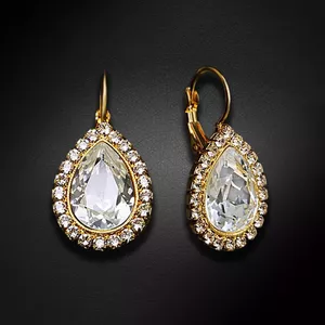 Auskari "Debesu Piliens" ar Swarovski™ kristāliem