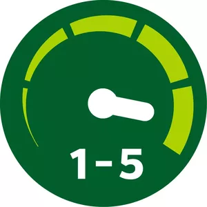 5 speed settings for better control