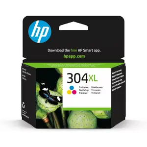 Картридж HP 304XL Три цвета на основе красителя