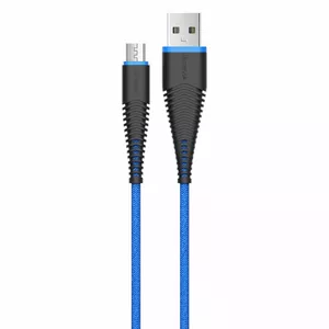 Devia Fish 1 sērijas Micro USB kabelis (5V 2.4A, 1.5M), zils