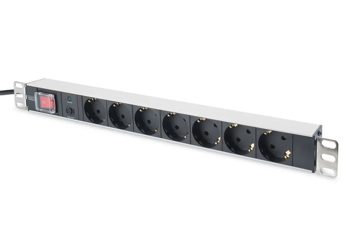 Digitus DN-95403 Alumīnija strāvas sadales bloks 19" Photo 5