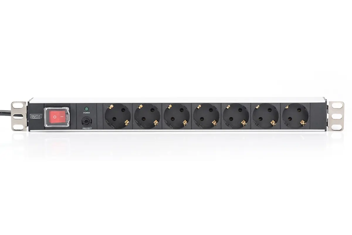 Digitus DN-95403 Alumīnija strāvas sadales bloks 19" Photo 6