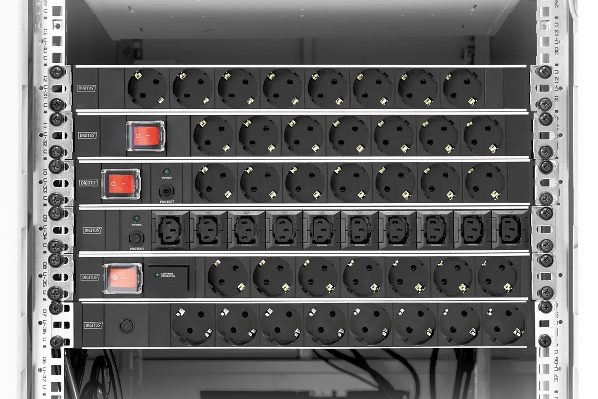 Digitus DN-95403 Alumīnija strāvas sadales bloks 19" Photo 11