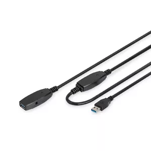 Digitus DA-73105 USB кабель 10 m USB 3.2 Gen 1 (3.1 Gen 1) USB A Черный