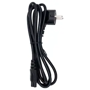 Power cord Origin Storage C‑plug to C7 (Mickey Mouse/CloverLeaf), 2 m, 16 A, black