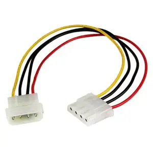 StarTech LP4 Power Extension Cable Male to Female 0.304 m Molex 4-pin to Molex 4-pin
