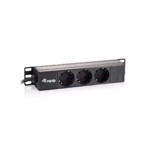 Jaudas sadales bloks Equip 3-Outlet 10"