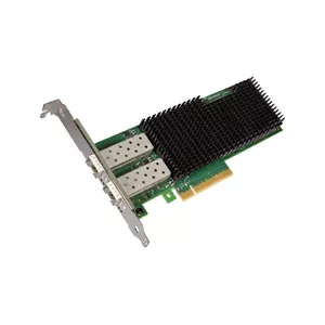 Внутренняя сетевая карта Intel XXV710DA2BLK с интерфейсом PCI Express и проводным подключением Ethernet