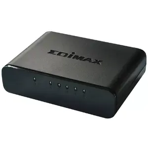 Unmanaged L2 Network Switch EDIMAX ES-3305P V2 — 5× Fast Ethernet (10/100) RJ-45, 5 V, black