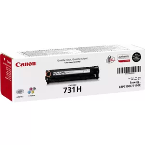 Картридж тонера Canon 731H 1 шт. Оригинальный Черный 6000 страниц