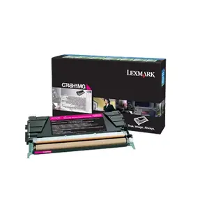 Тонер-картридж Lexmark C748H1MG Magenta, оригинальный, ресурс 10 000 стр., 1 шт.