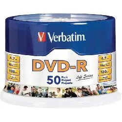 Verbatim DVD-R 43548V Tukšais disks 16x
