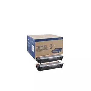 Картридж для тонера Brother TN3380 2PK 12000 страниц черный
