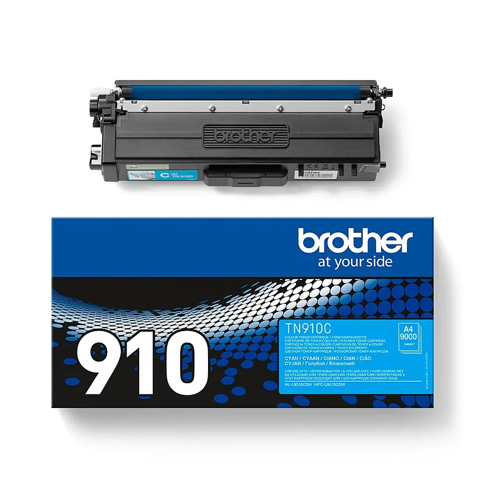 Тонер-картридж Brother TN-910C Голубой Photo 7