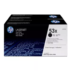 Toneris HP Q7553XD 3000 lapas melns divu iepakojumā