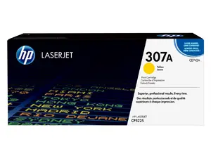 Оригинальный желтый лазерный тонер-картридж HP 307A CE742A с ресурсом 7300 страниц для принтеров LaserJet Pro CP5225 и P5225