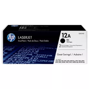 Toner HP Q2612AD 2-pack 2000 pages Black