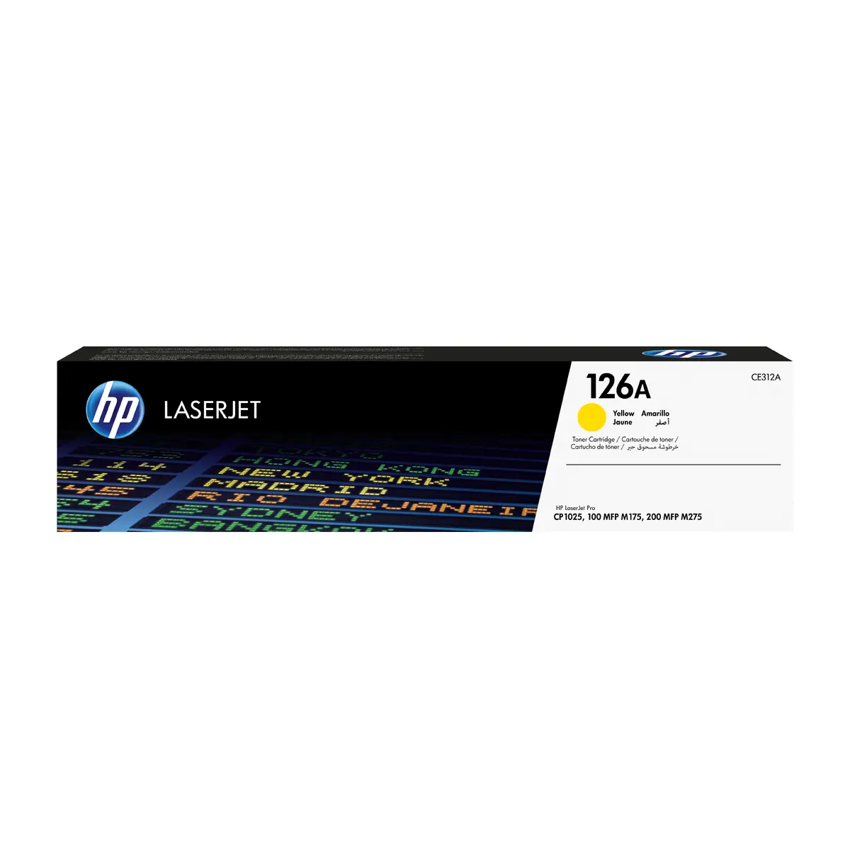 HP 126A dzeltena oriģinālā LaserJet tonera