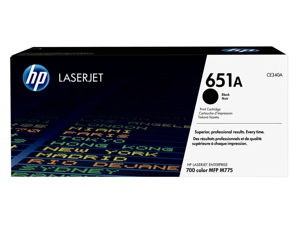 HP 651A Melna oriģinālā lāzerprintera tonera