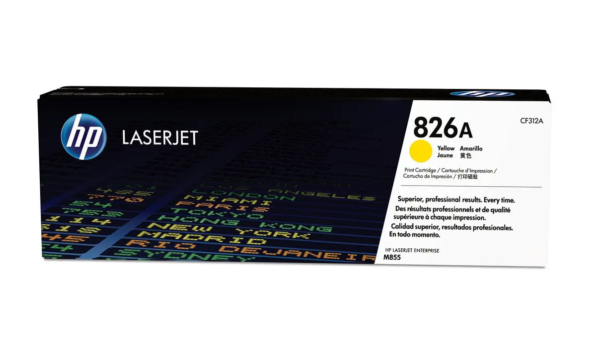 HP 826A Dzeltena Oriģinālā Lāzerprintera Tonera